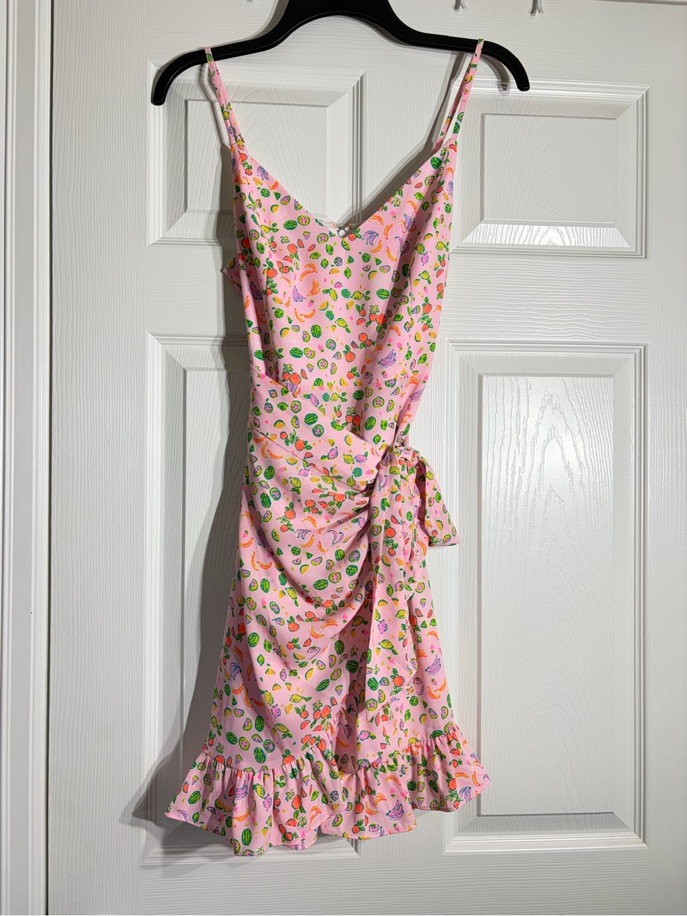 Lilly Pulitzer Alisa Wrap Dress Size 2 Fruit Pattern